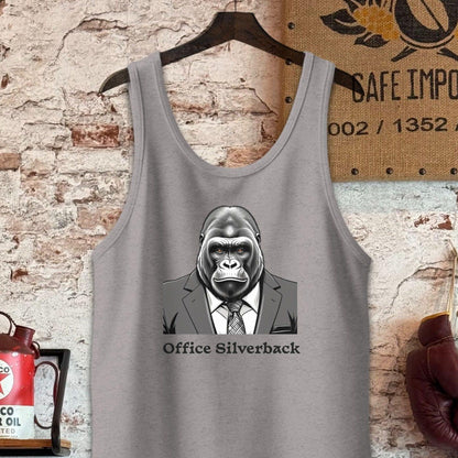 Tank Top / S / Athletic Heather Office Silverback T-Shirt