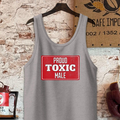 Tank Top / S / Athletic Heather Proud Toxic Male T-Shirt