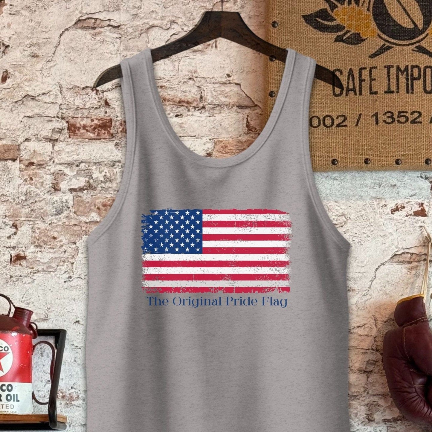 Tank Top / S / Athletic Heather The Original Pride Flag Shirt