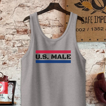 Tank Top / S / Athletic Heather U. S. Male Shirt