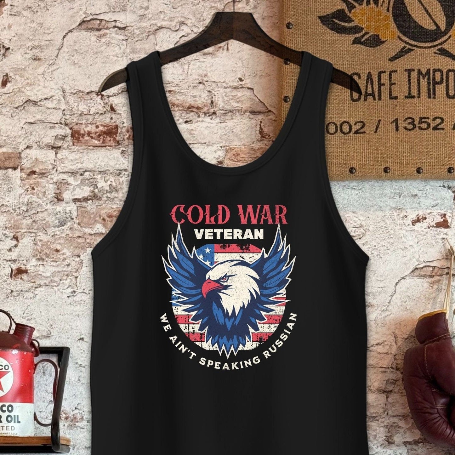 Tank Top / S / Black Cold War Veteran Shirt