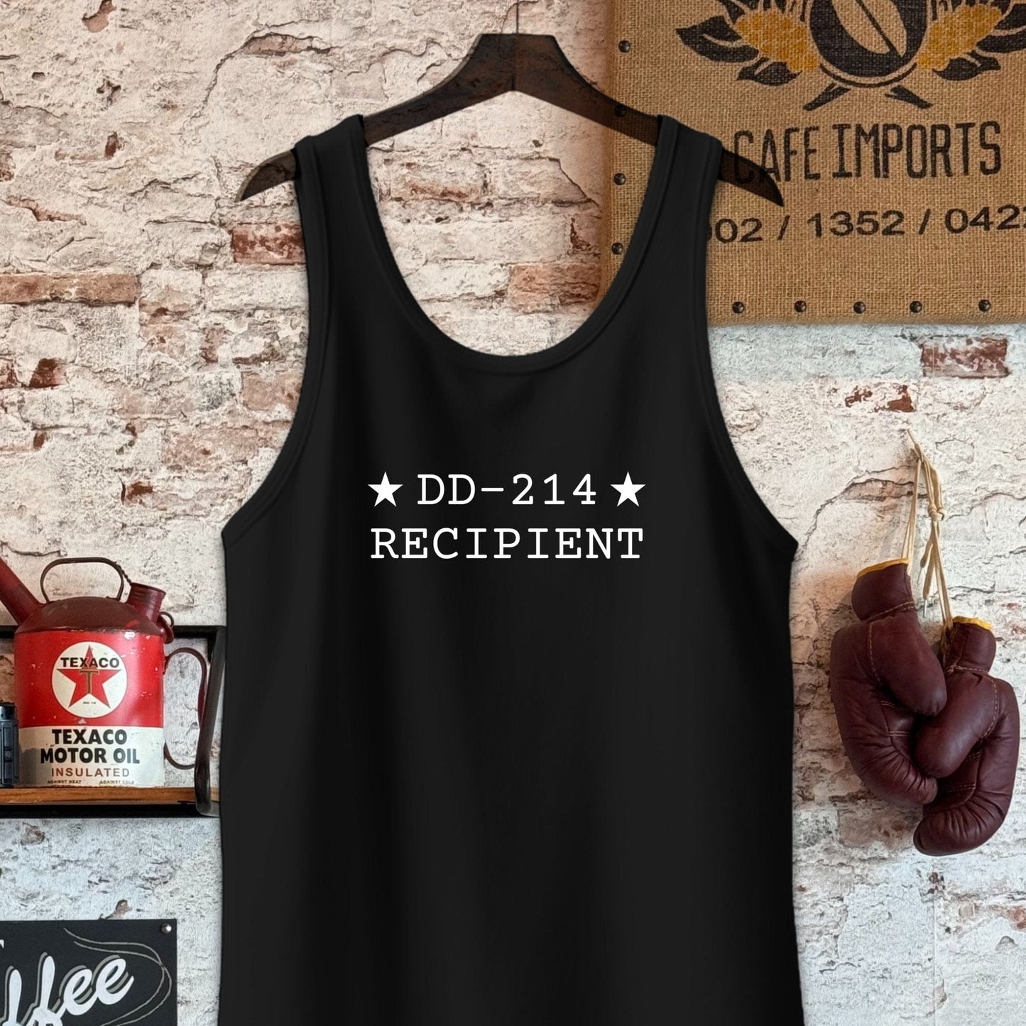 Tank Top / S / Black DD-214 Recipient Shirts