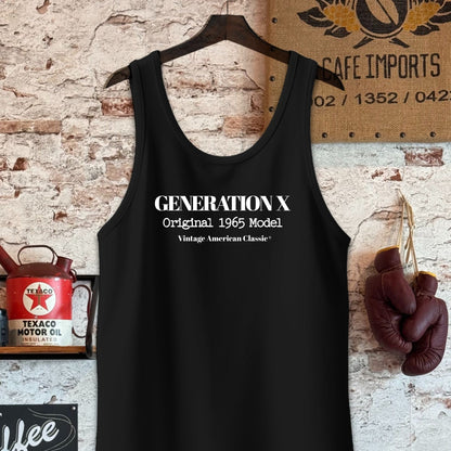 Tank Top / S / Black Generation X Original 1965 Model Shirts