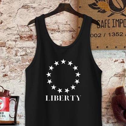 Tank Top / S / Black Liberty Star Shirt