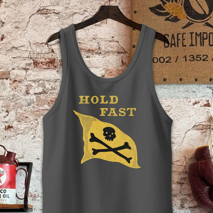 Tank Top / S / Charcoal-Black Triblend Hold Fast Shirt