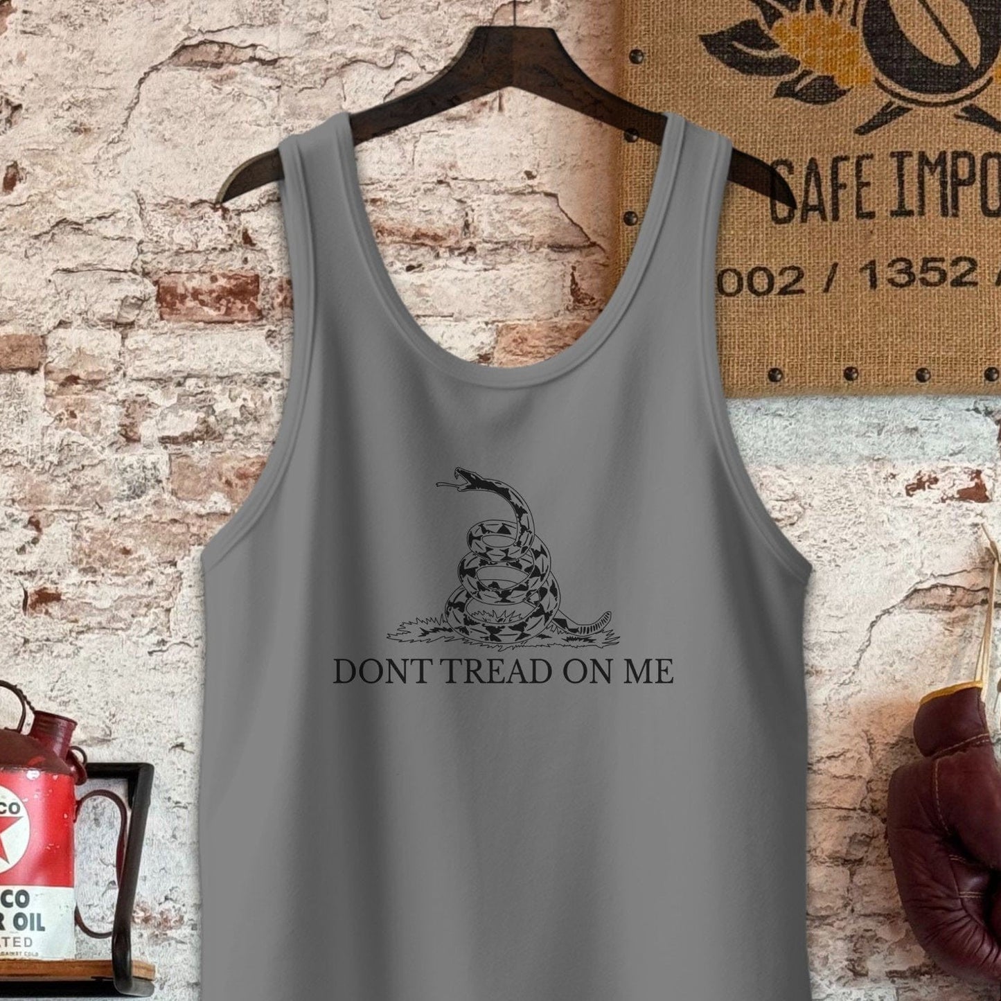 Tank Top / S / Grey Triblend Don't Tread On Me Shirt