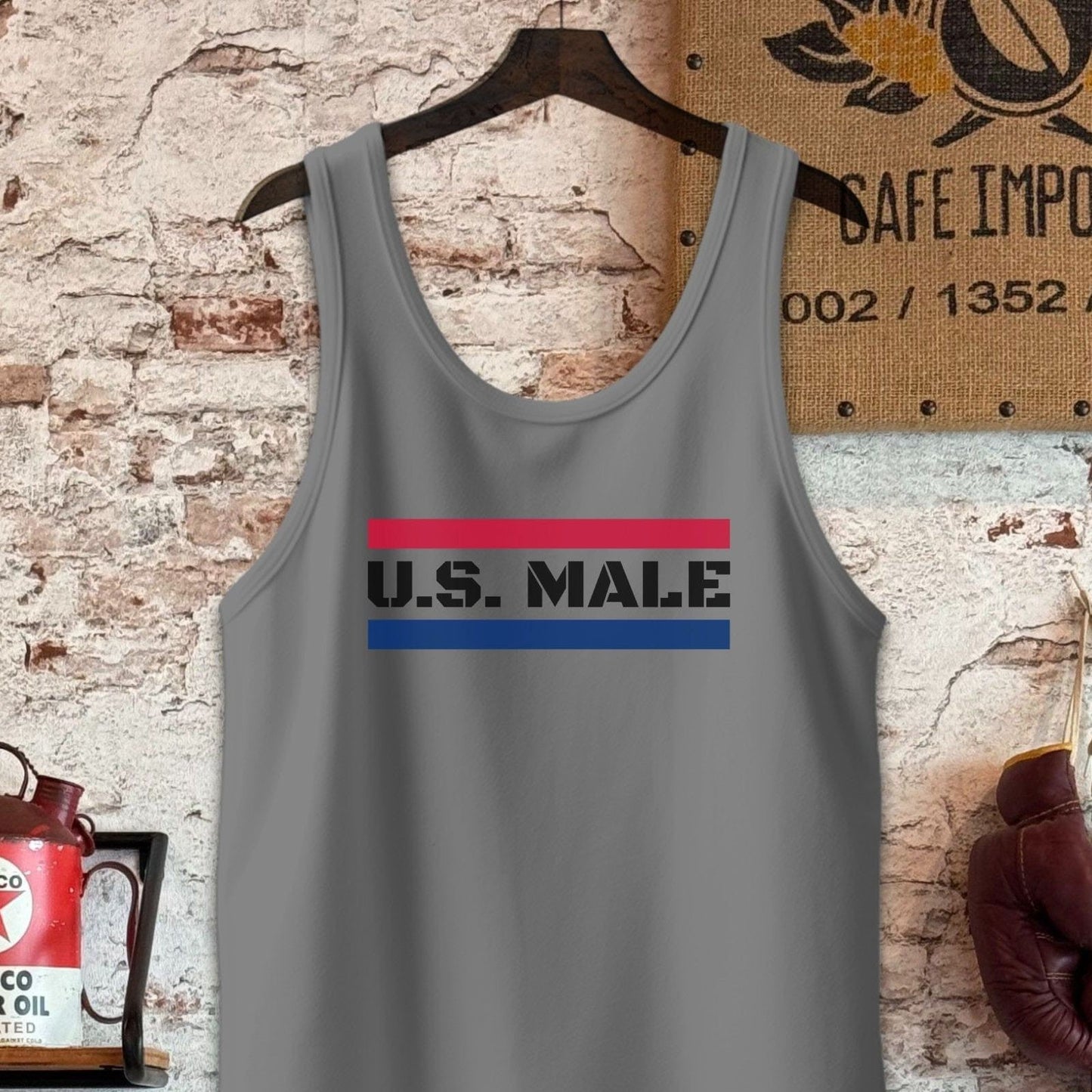 Tank Top / S / Grey Triblend U. S. Male Shirt