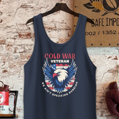 Tank Top / S / Navy Cold War Veteran Shirt