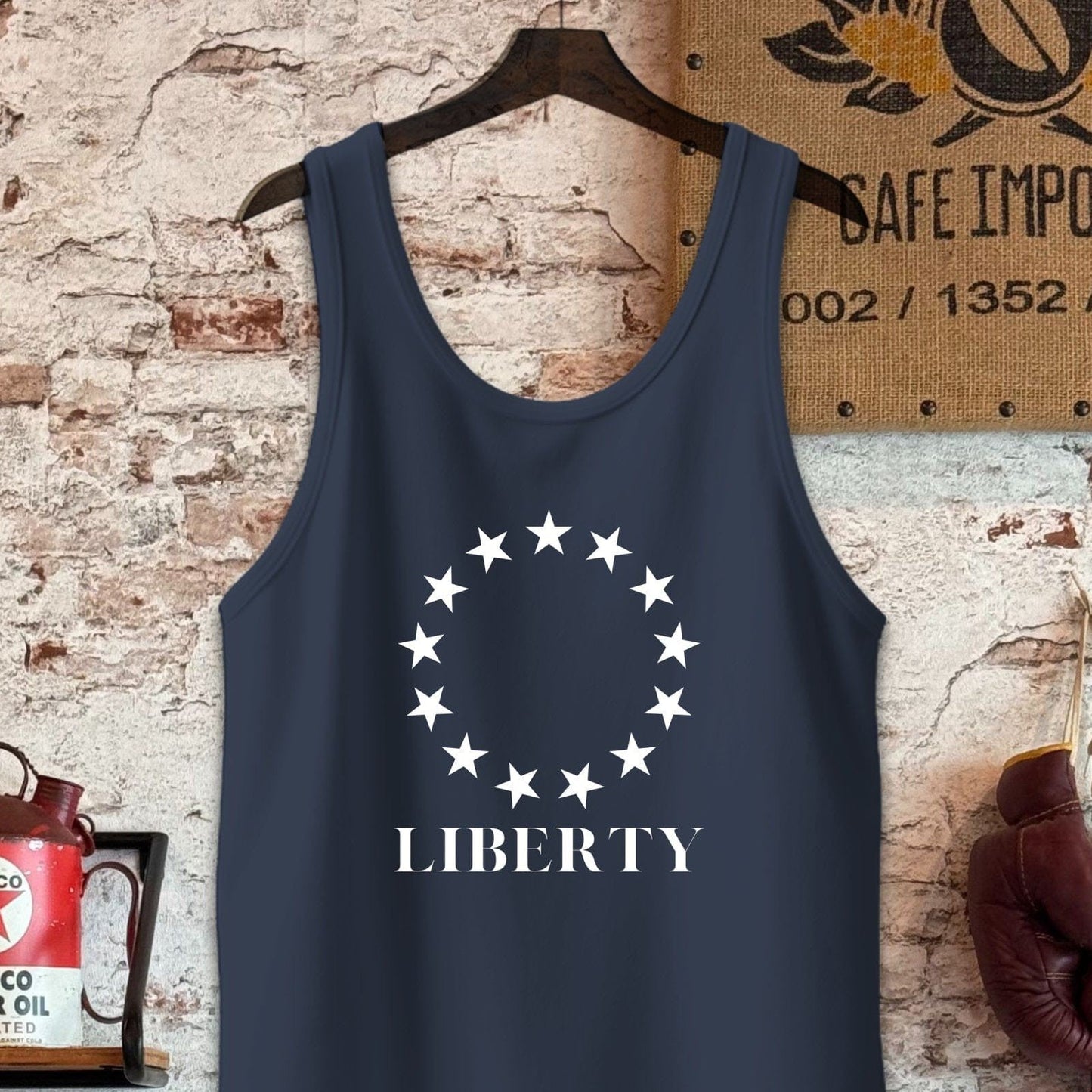 Tank Top / S / Navy Liberty Star Shirt