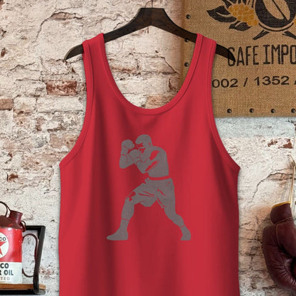 Tank Top / S / Red Boxing Inspiration Shirt