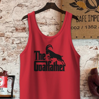 Tank Top / S / Red The Goatfather Shirt