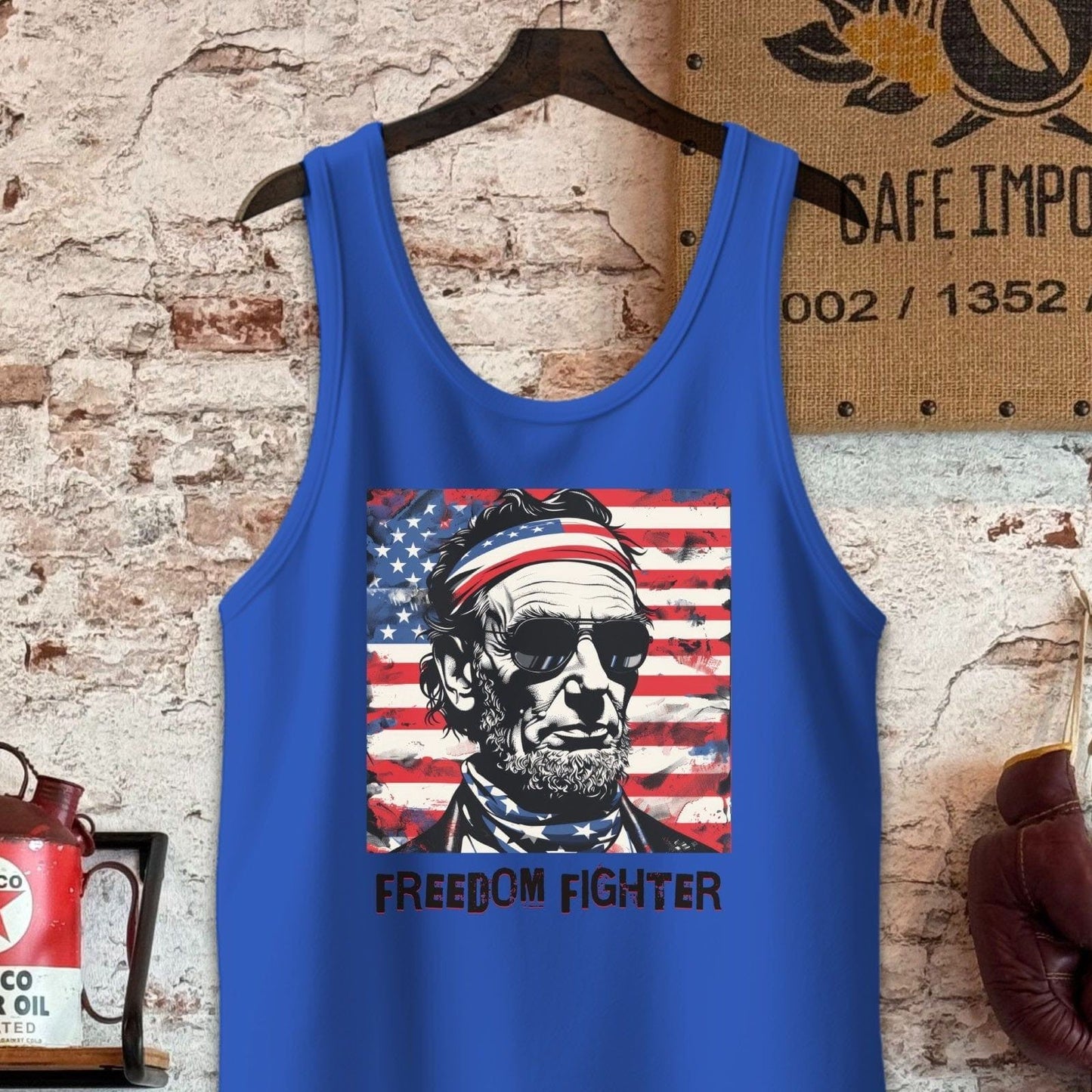 Tank Top / S / True Royal Abraham Lincoln Freedom Fighter Shirt