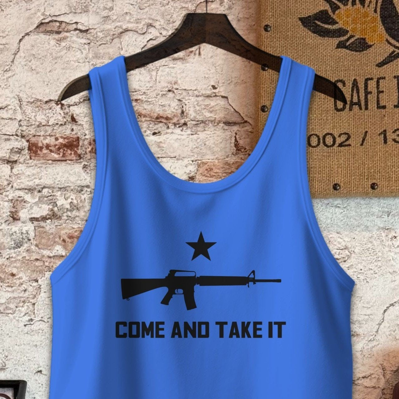 Tank Top / S / True Royal Triblend Come and Take It Shirt