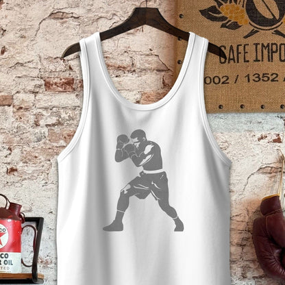 Tank Top / S / White Boxing Inspiration Shirt