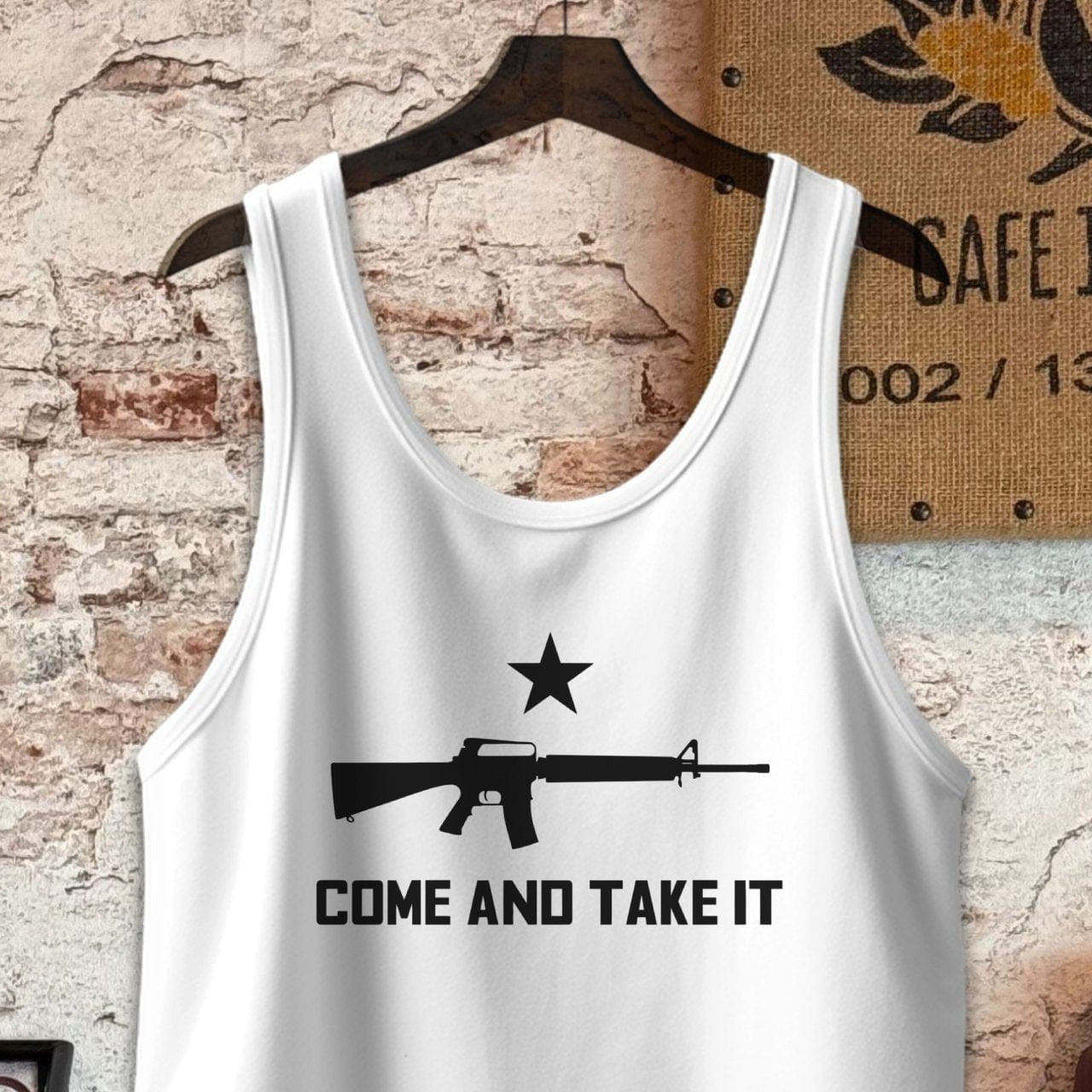 Tank Top / S / White Come and Take It Shirt