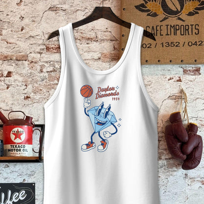 Tank Top / S / White Dayton Diamonds Sports Team Shirt