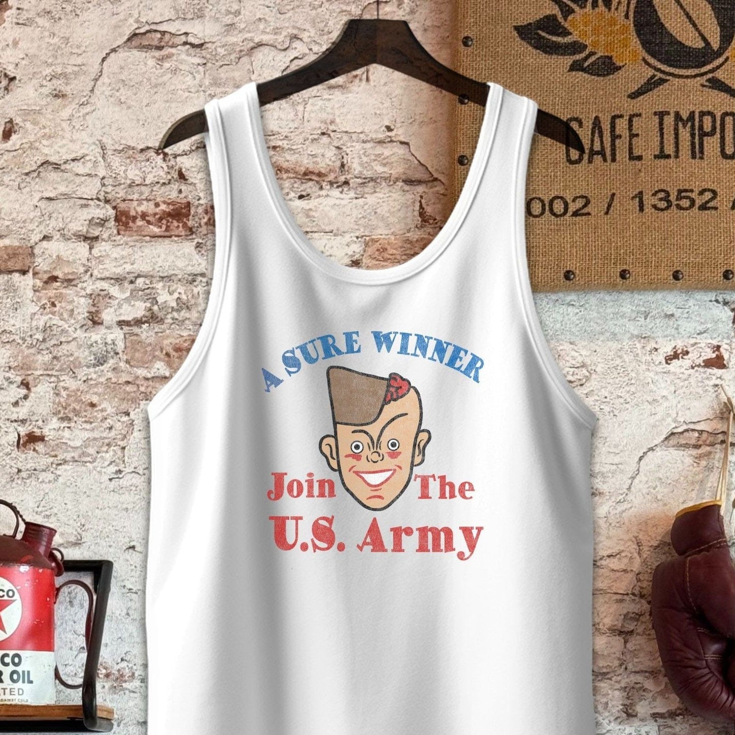 Tank Top / S / White Join The U.S. Army Shirt