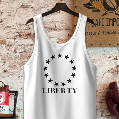 Tank Top / S / White Liberty Star Shirt