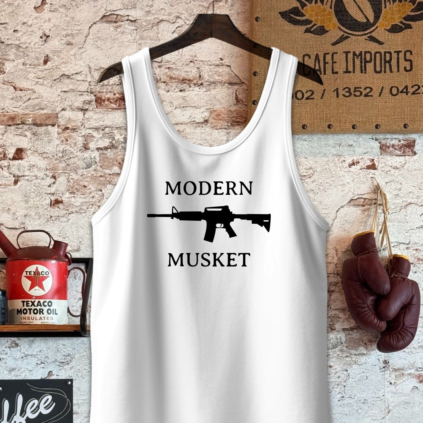 Tank Top / S / White Modern Musket Shirts