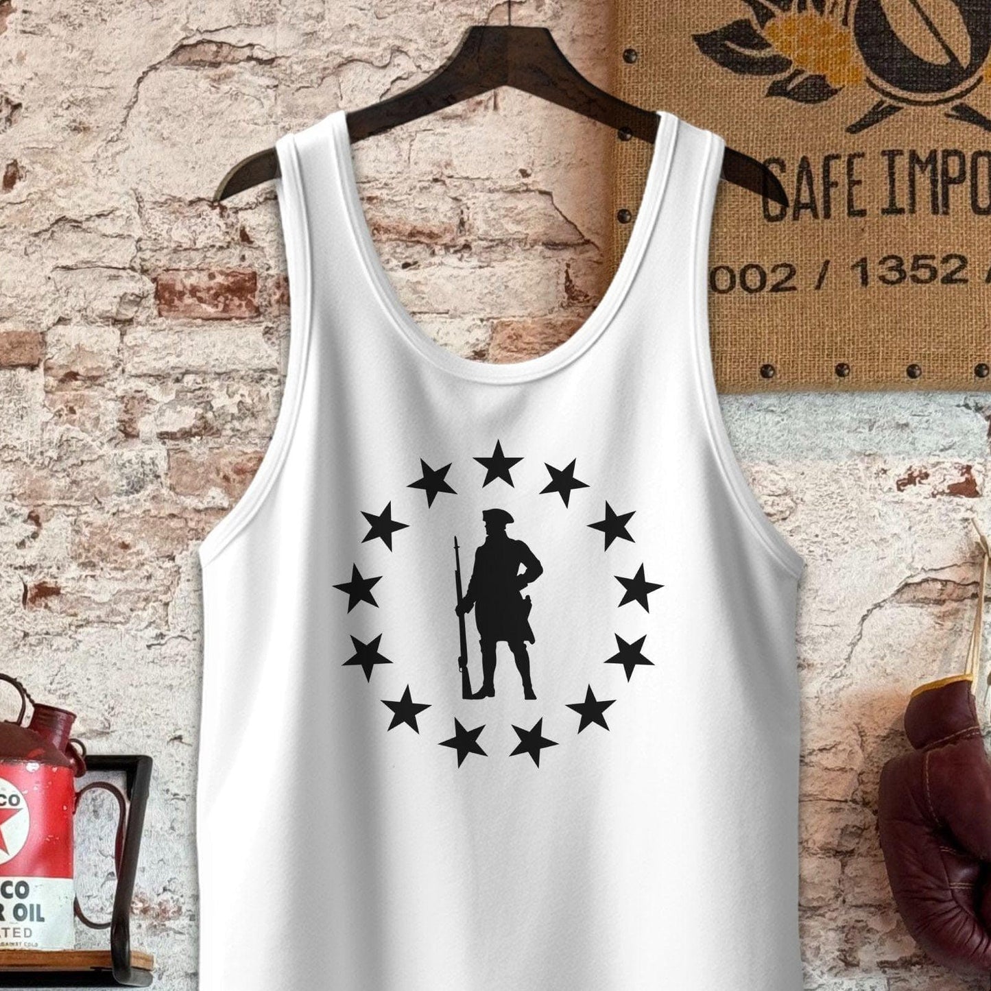 Tank Top / S / White Revolutionary Patriot Shirt