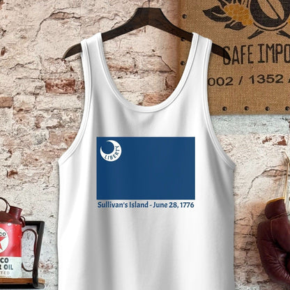 Tank Top / S / White Sullivan's Island Commemorative Shirt