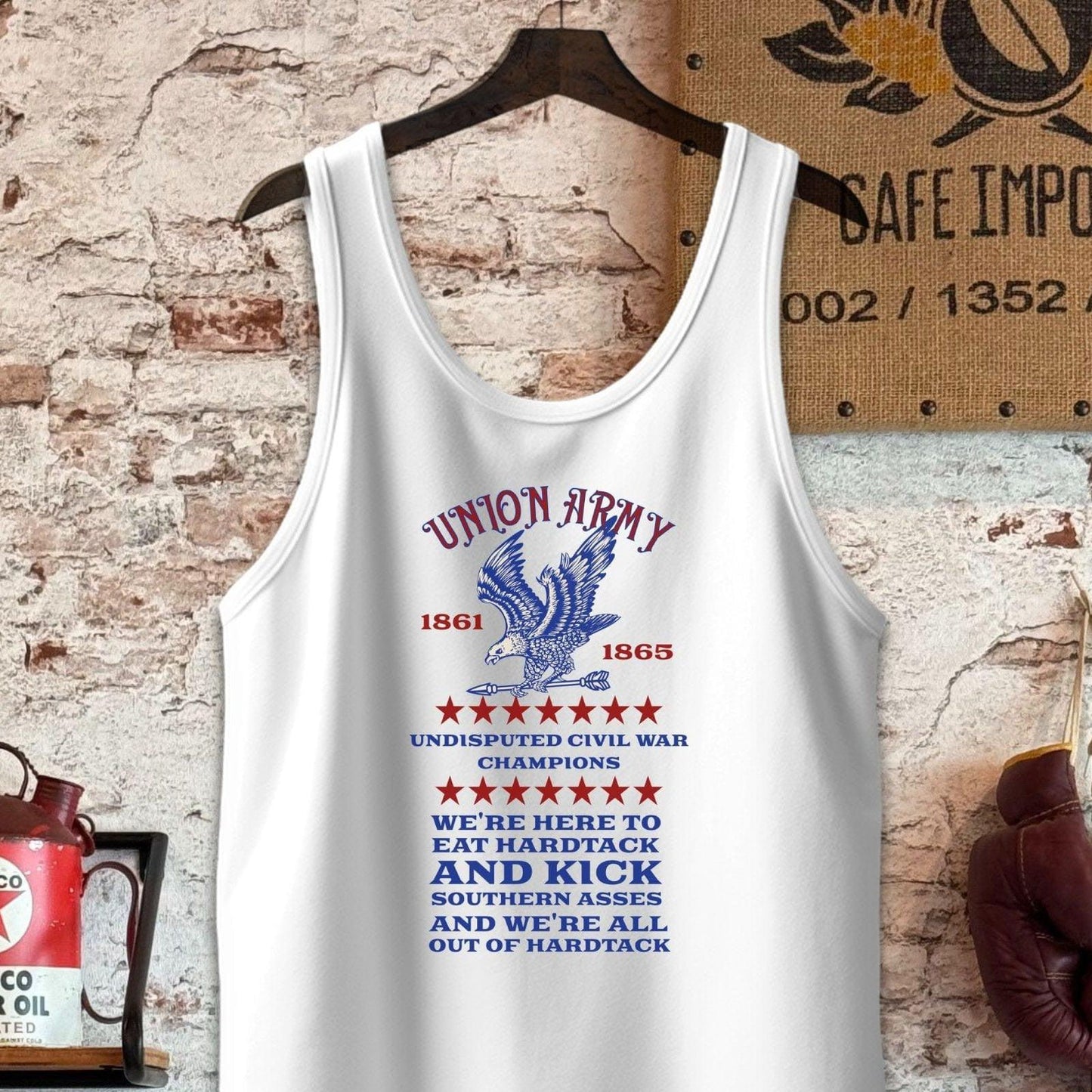 Tank Top / S / White Union Army Civil War Champions Shirt