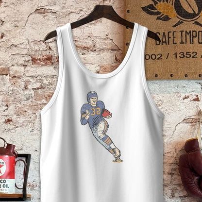 Tank Top / S / White Vintage Player Number 32 Shirt