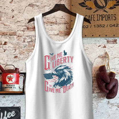 Tank Top / White / S Give Me Liberty Shirt