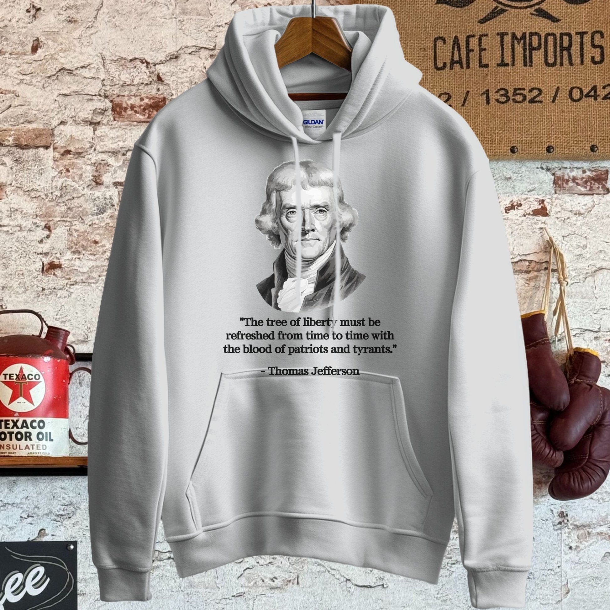 Thomas Jefferson Tree of Liberty Quote Shirts